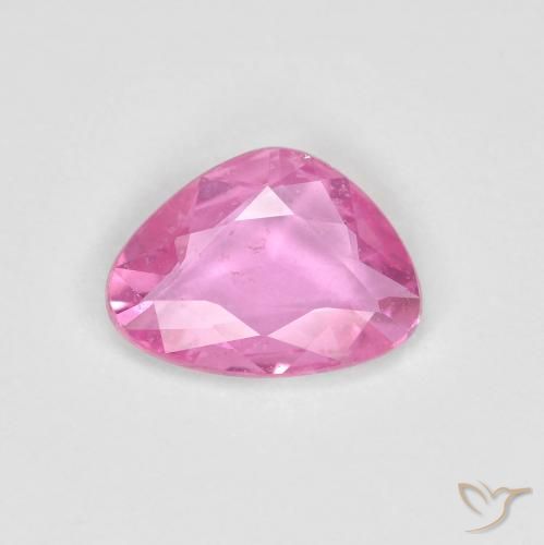 0.73ct Натуральный Средний розовый Сапфир, причудливая, Чистота VS