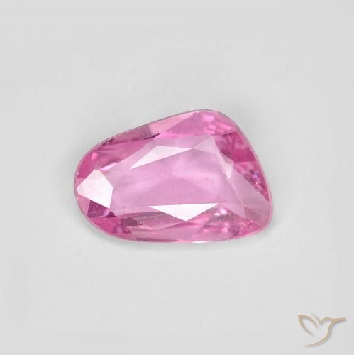 0.64ct Натуральный Насыщенный розовый Сапфир, причудливая, Чистота VS