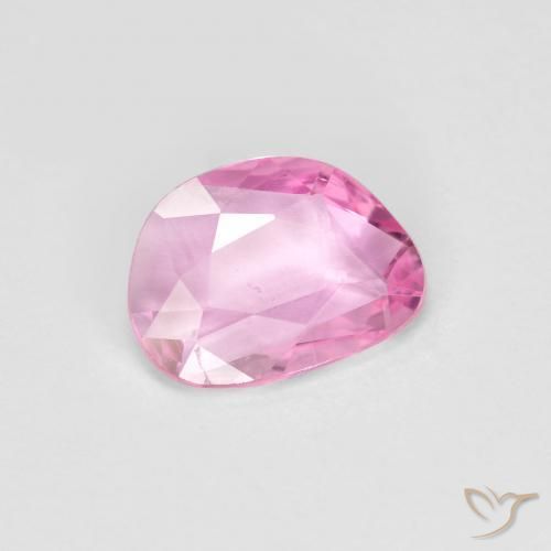 0.58ct Натуральный Темно-розовый Сапфир, причудливая, VVS-VS