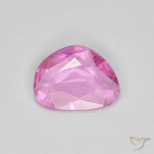 0.63ct Натуральный Насыщенный розовый Сапфир, причудливая, VVS-VS
