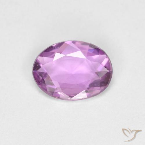 0.48ct Натуральный Сиреневый фиолетовый Сапфир, Овал, Чистота VVS
