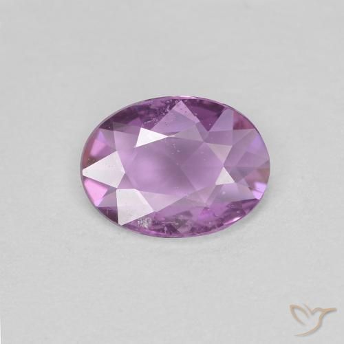 0.65ct Натуральный Сиреневый фиолетовый Сапфир, Овал, Чистота VS