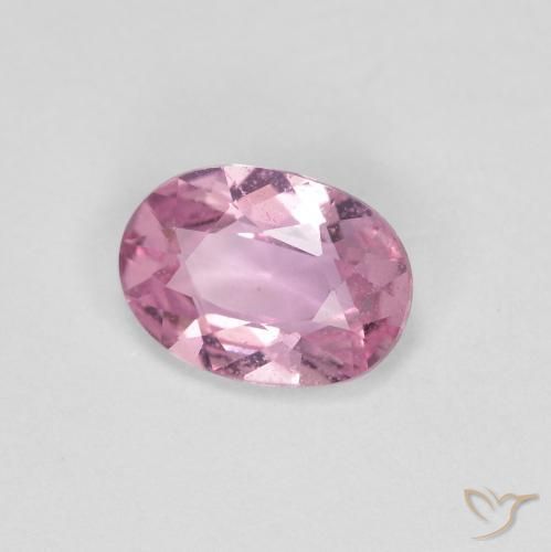 0.75ct Натуральный Очень светло-розовый Сапфир, Овал, Чистота VS