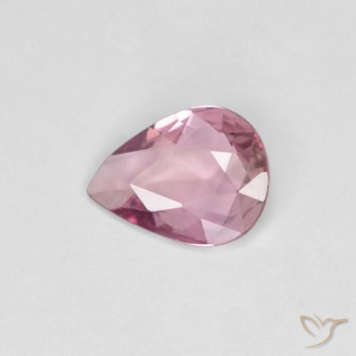 0.46ct Натуральный Глубокая лаванда Сапфир, Форма груши, Чистота VVS