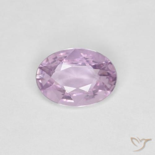 0.58ct Натуральный Очень светло-фиолетовый Сапфир, Овал, Чистота VVS