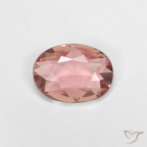0.61ct Натуральный Светло-розовый Сапфир, Овал, VVS-VS