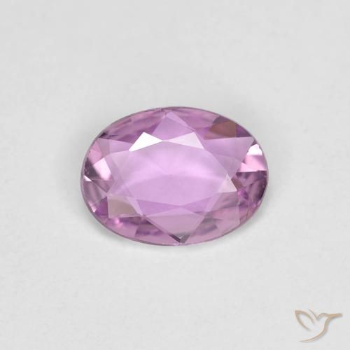 0.51ct Натуральный Средне-светло-фиолетовый Сапфир, Овал, VVS-VS
