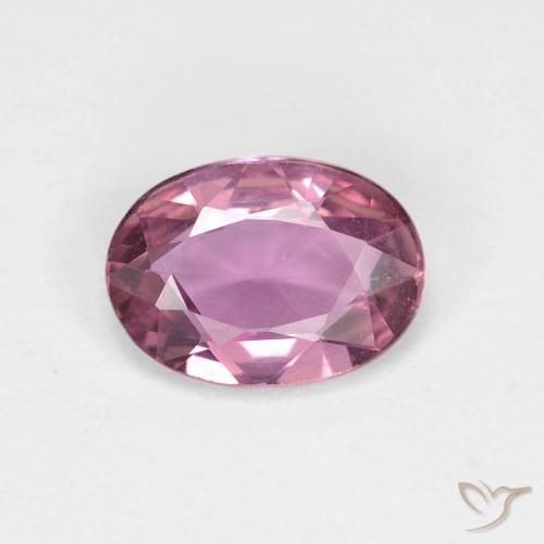 0.86ct Натуральный Светло-пурпурный Сапфир, Овал, VVS-VS