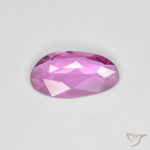 0.69ct Натуральный Розовато-пурпурный Сапфир, причудливая, Чистота VVS, Photo A