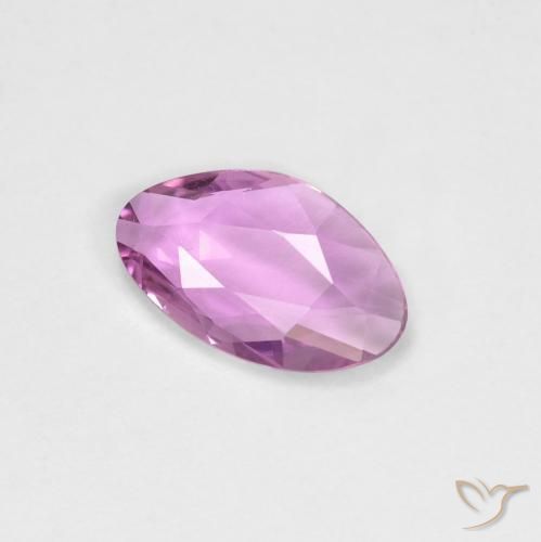 0.68ct Натуральный Глубокий розовато-фиолетовый Сапфир, причудливая, Чистота VVS