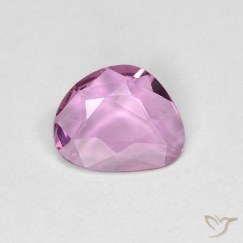0.76ct Натуральный Розовато-пурпурный Сапфир, причудливая, Чистота VVS