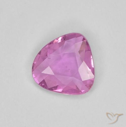 0.71ct Натуральный Розовато-пурпурный Сапфир, причудливая, Чистота VS