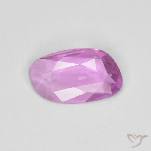 0.58ct Натуральный Интенсивный розовато-фиолетовый Сапфир, причудливая, Чистота VS