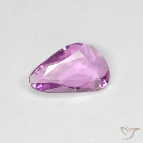 0.72ct Натуральный Интенсивный розовато-фиолетовый Сапфир, причудливая, VVS-VS