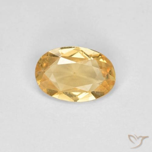 0.41ct Натуральный Бледное золото Сапфир, Овал, Чистота VS
