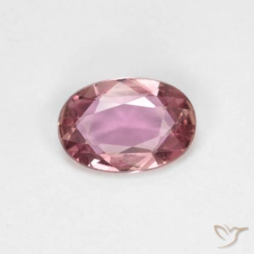 0.49ct Натуральный Средний пурпурный Сапфир, Овал, VVS-VS