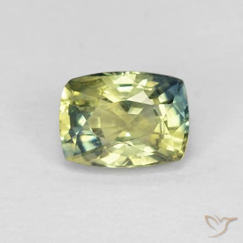 1.18ct Натуральный Многоцветный Сапфир, Подушка, Чистота VS