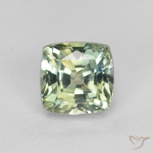 0.84ct Натуральный Многоцветный Сапфир, Подушка, Чистота VS