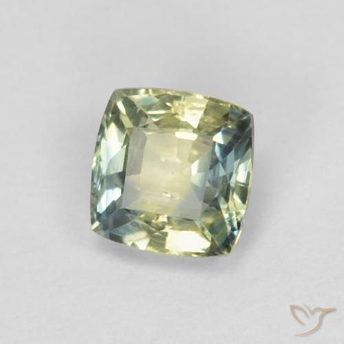 0.66ct Натуральный Многоцветный Сапфир, Подушка, Чистота VS