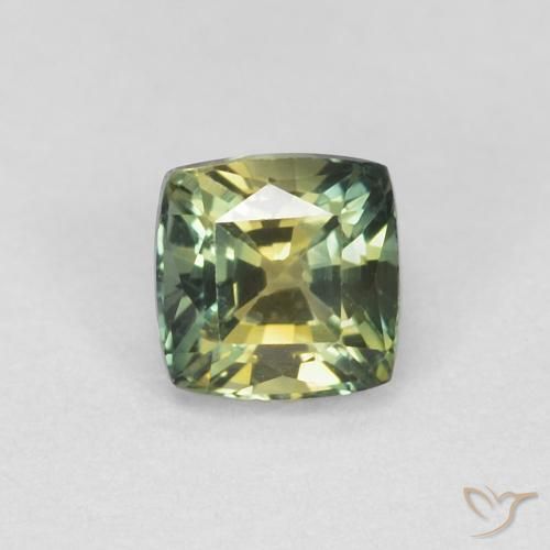0.65ct Натуральный Многоцветный Сапфир, Подушка, Чистота VVS