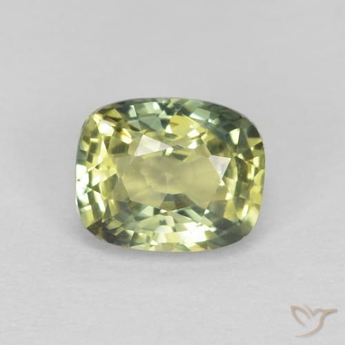 0.73ct Натуральный Многоцветный Сапфир, Подушка, Чистота VVS