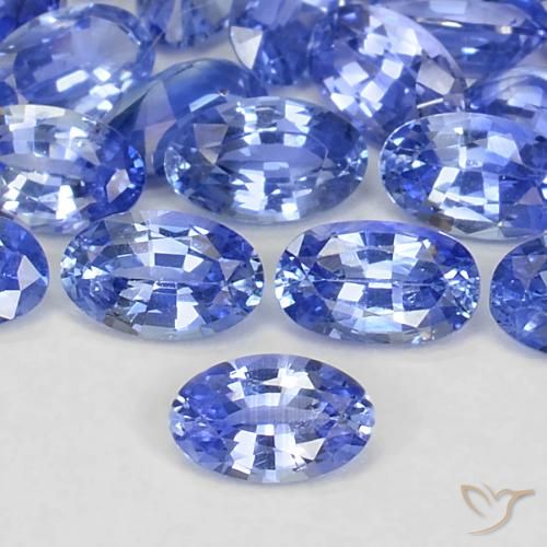 0.27ct Натуральный Пастельно-синий Сапфир, Овал, Чистота VS