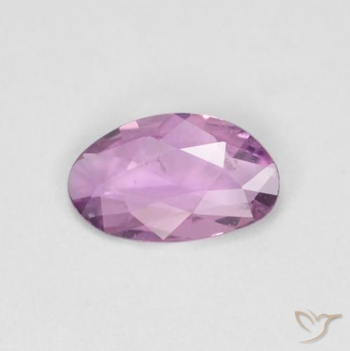 0.46ct Натуральный Глубокий розовато-фиолетовый Сапфир, причудливая, Чистота VS
