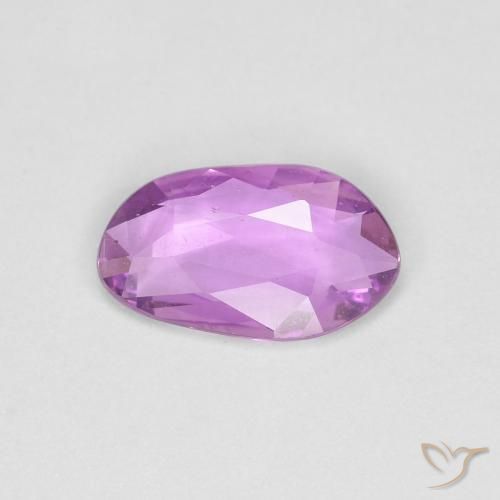 0.65ct Натуральный Средний фиолетовый Сапфир, причудливая, Чистота VS