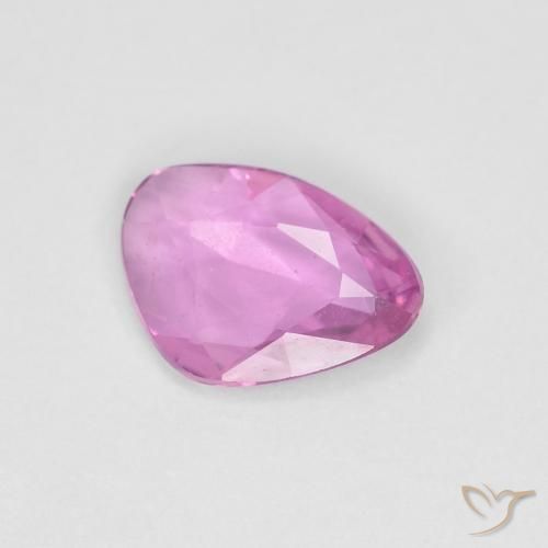 0.58ct Натуральный Королевский фиолетовый розовый Сапфир, причудливая, Чистота VS