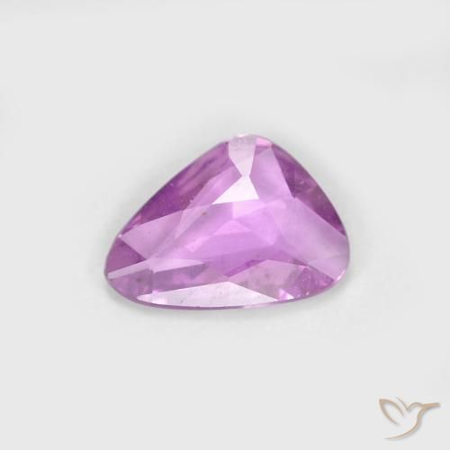 0.56ct Натуральный Розовато-пурпурный Сапфир, причудливая, Чистота VS