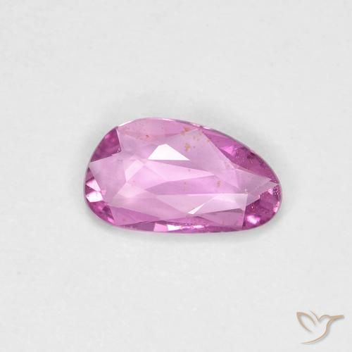 0.60ct Натуральный Интенсивный розовато-фиолетовый Сапфир, причудливая, Чистота VS