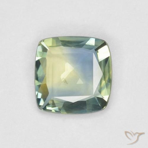 0.66ct Натуральный Многоцветный Сапфир, Подушка, Чистота VVS