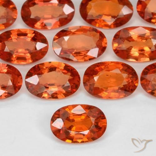 0.52ct Натуральный Средний апельсин Сапфир, Овал, Чистота VS