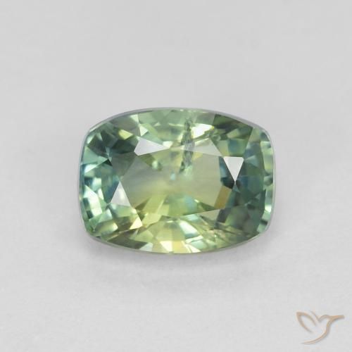 1.22ct Натуральный Многоцветный Сапфир, Подушка, Чистота VS