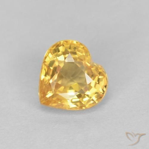 0.48ct Натуральный Top Gold Сапфир, Сердце, VVS-VS