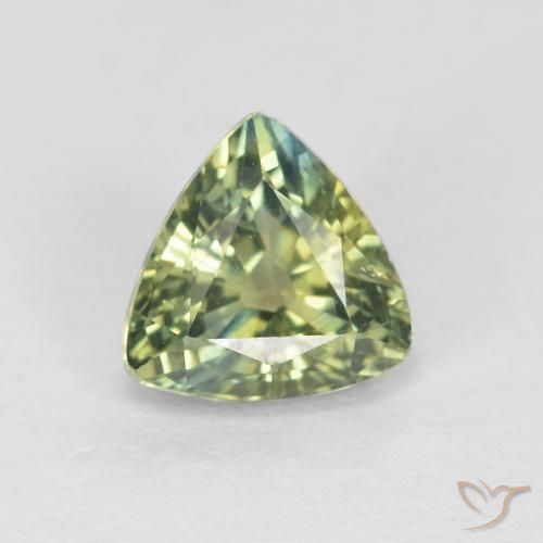 1.03ct Натуральный Многоцветный Сапфир, Триллион, VVS-VS