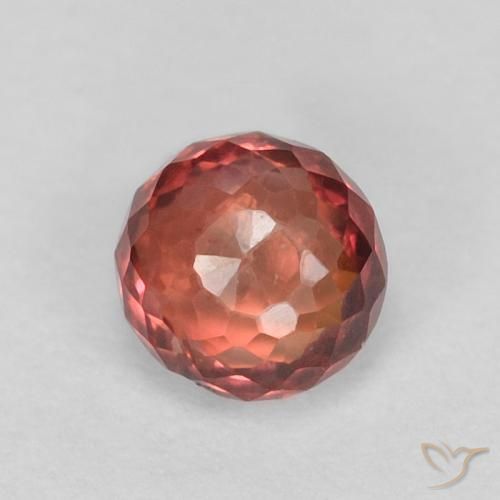 0.41ct Натуральный Малиново-розовый Сапфир, Круглый, VVS-VS
