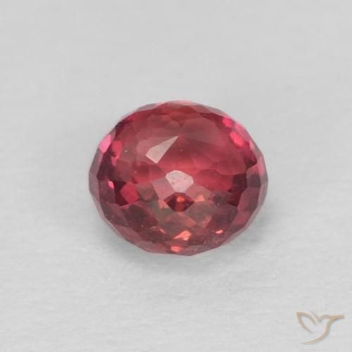 0.41 карата, натуральный Medium Dark-Red Сапфир, Круглый, Чистота VVS