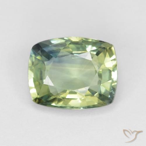 1.29ct Натуральный Многоцветный Сапфир, Подушка, Чистота VVS