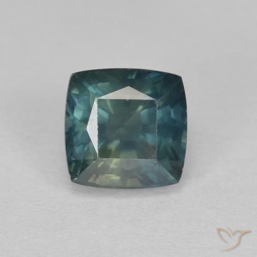 1.21ct Натуральный Бирюзовый Сапфир, Подушка, Чистота VS