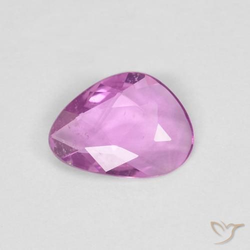 0.63ct Натуральный Розовато-пурпурный Сапфир, причудливая, Чистота VS
