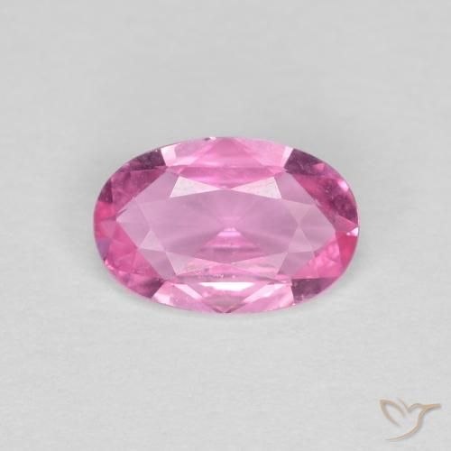 0.42ct Натуральный Розовый Сапфир, Овал, Чистота VVS