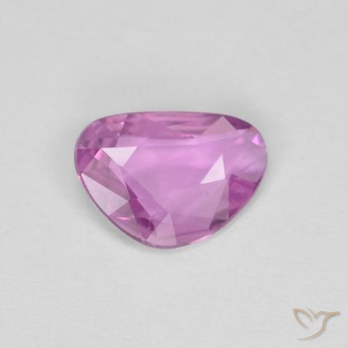0.51ct Натуральный Средний фиолетовый Сапфир, причудливая, VVS-VS