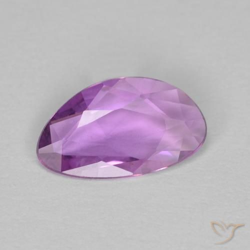 0.58ct Натуральный Фиолетово-пурпурный Сапфир, причудливая, Чистота VVS