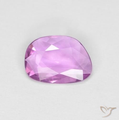 0.60ct Натуральный Medium Light-Purple Сапфир, причудливая, Чистота VVS