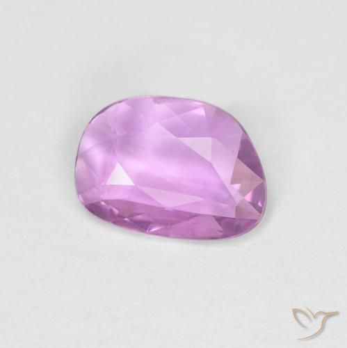 0.60 карата, натуральный Medium Light-Purple Сапфир, причудливая, Чистота VVS