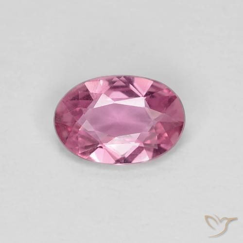 0.40ct Натуральный Средний розовый Сапфир, Овал, VVS-VS