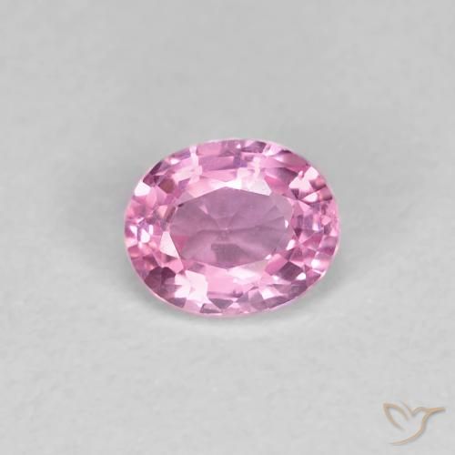 0.48ct Натуральный Королевский фиолетовый розовый Сапфир, Овал, VVS-VS