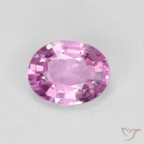 0.52ct Натуральный Интенсивный фиолетовый Сапфир, Овал, Чистота VVS