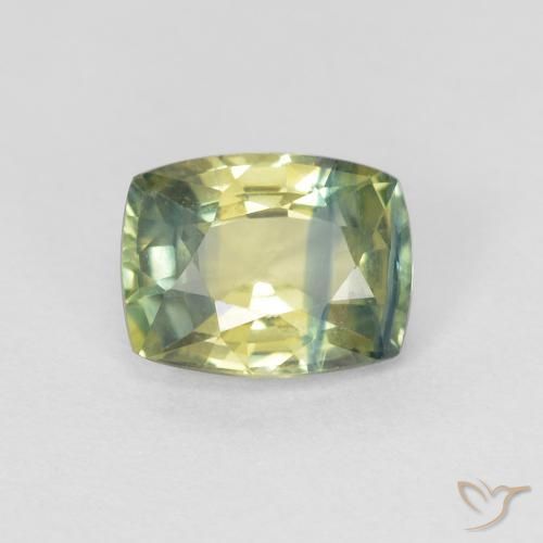 0.87ct Натуральный Многоцветный Сапфир, Подушка, Чистота VVS